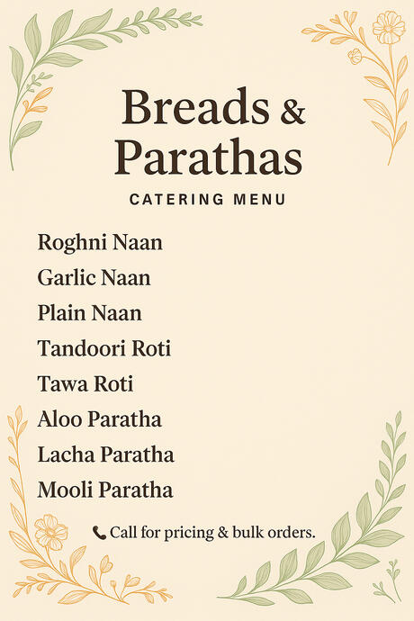 Breads &amp; Parathas