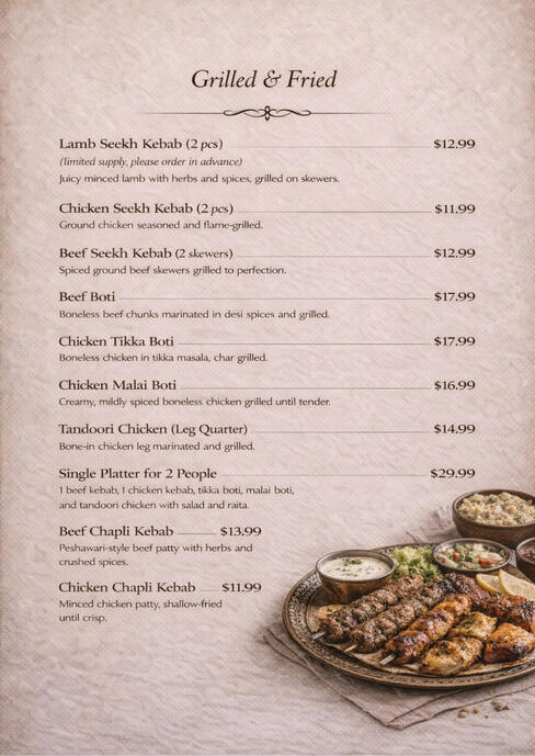 Grilled &amp; Fried