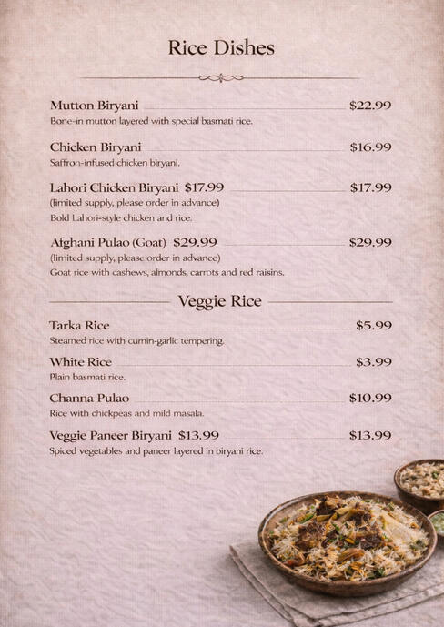 Rice Dishes + Veggie Rice