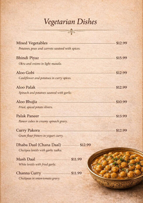 Vegetarian Dishes