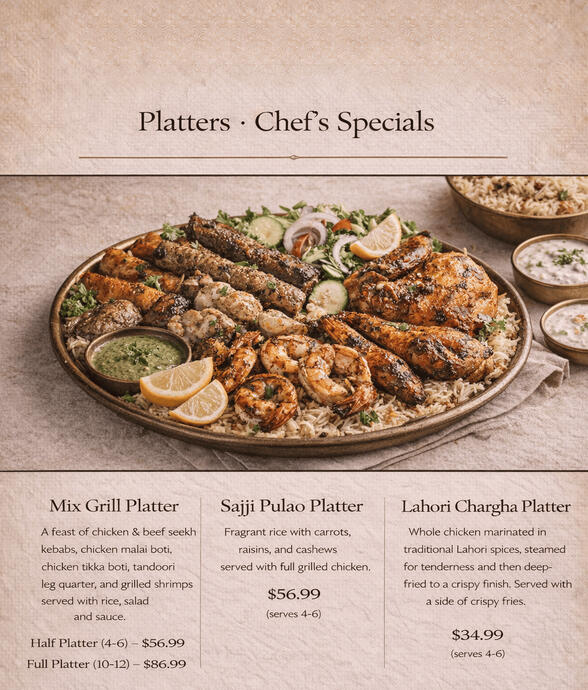 Chef Special Platters