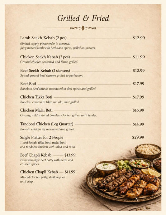 Grilled & Fried